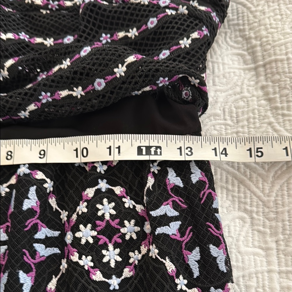 Sandro Paris Black and Multi colored Ruffled Tiered Maxi Dress - Picture 11 of 15
